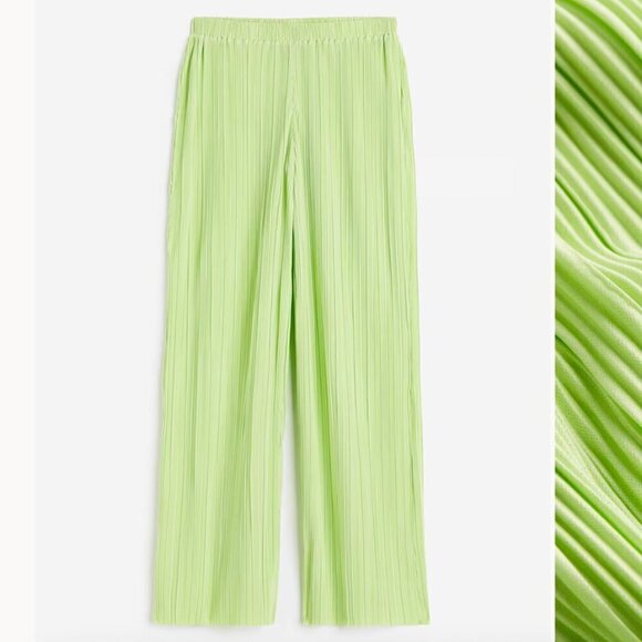 H&M Pleated Jersey Pants - Picture 1 of 3